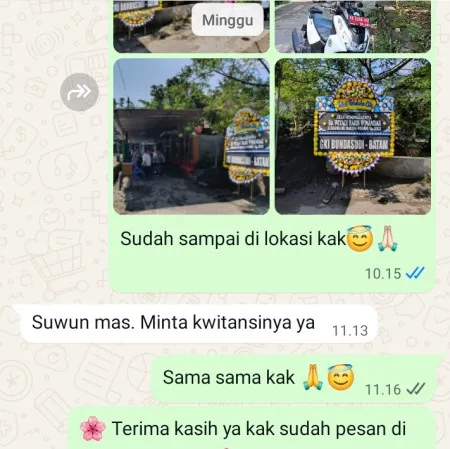 Pengiriman Papan Bunga Duka Taman Menteng